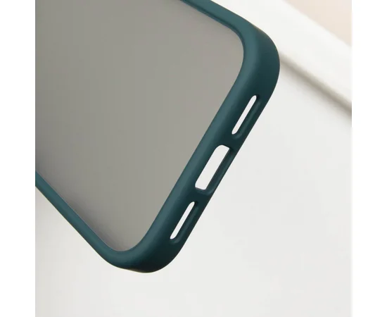 TPU+PC чохол Metal Buttons для Apple iPhone 16 Pro (6.3") Зелений