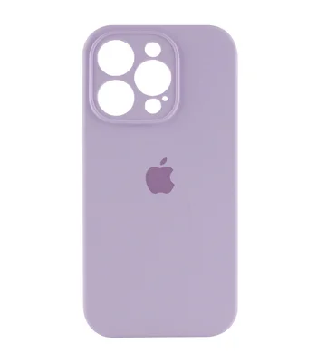 Чохол Silicone Case Full Camera Protective (AA) для Apple iPhone 16 Pro (6.3") Бузковий / Lilac