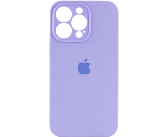 Чехол Silicone Case Full Camera Protective (AA) для Apple iPhone 16 Pro (6.3") Сиреневый / Dasheen