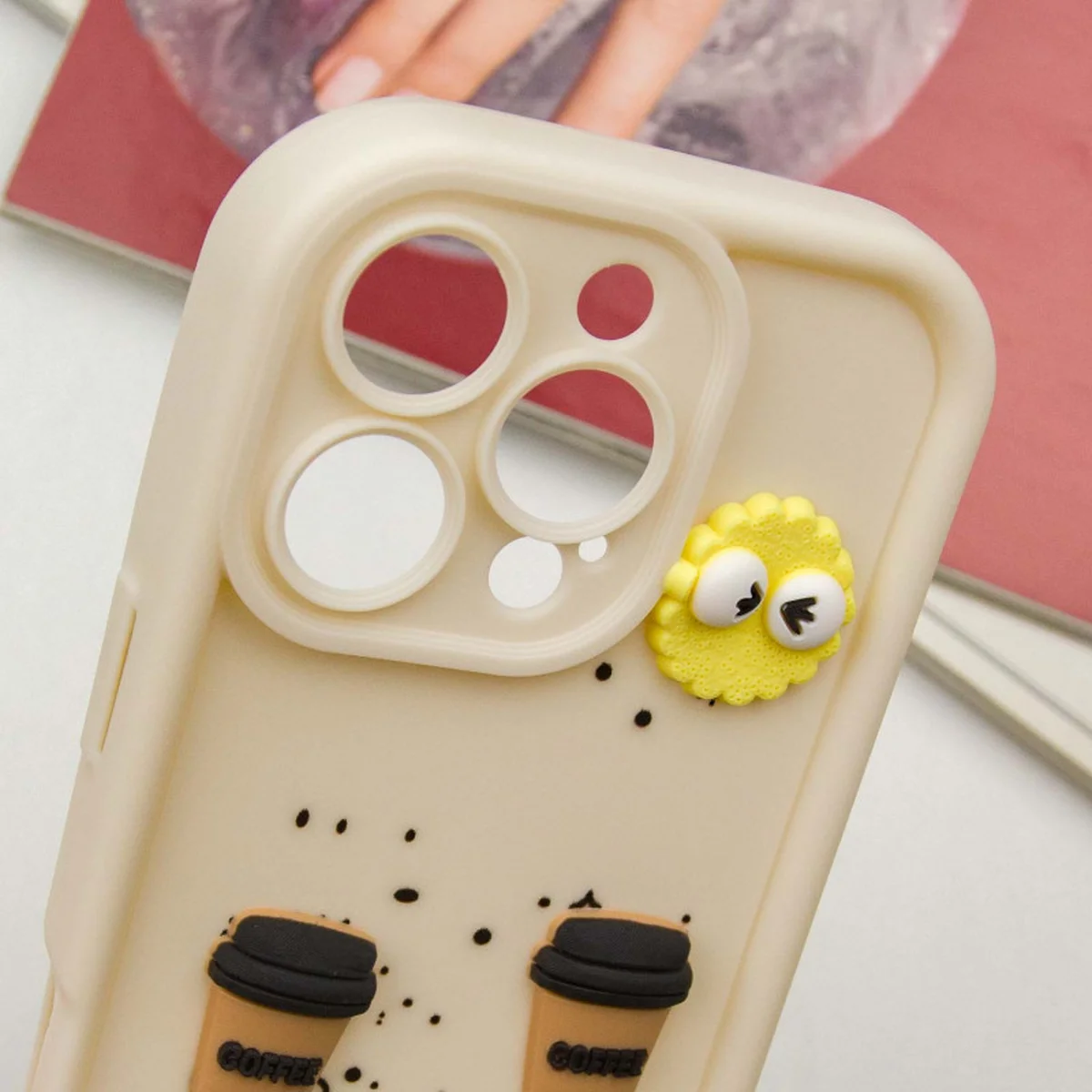 Чохол TPU Toys Case для Apple iPhone 16 Pro (6.3") Sand / Always Happy