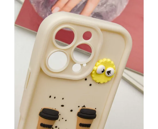 Чехол TPU Toys Case для Apple iPhone 16 Pro (6.3") Sand / Always Happy
