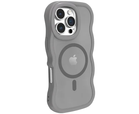 Чехол TPU+PC Undine with MagSafe для Apple iPhone 16 Pro (6.3") Grey