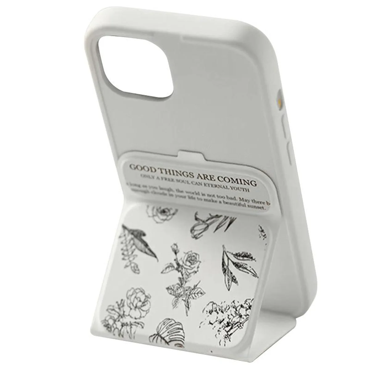 Чехол TPU Panel Stand для Apple iPhone 16 Pro (6.3") Floral Sketch