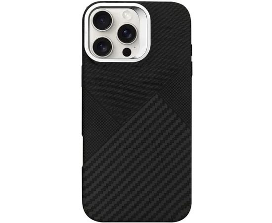 TPU чехол Pixel Craft with MagSafe для Apple iPhone 16 Pro (6.3") Graphite Flow