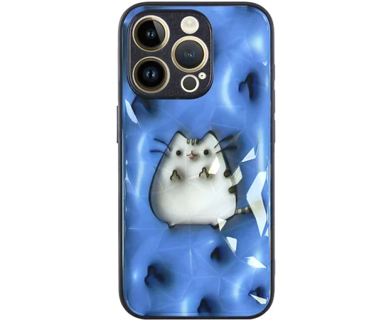 TPU+PC чохол Prisma Fluffie для Apple iPhone 16 Pro (6.3") Pusheen