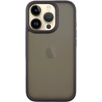 TPU+PC чехол Metal Buttons для Apple iPhone 16 Pro (6.3") Черный