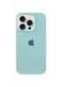 Чохол Silicone Case Full Protective (AA) для Apple iPhone 16 Pro (6.3") Бірюзовий / Beryl