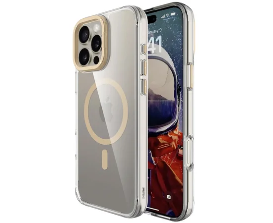 Чехол TPU Space Case Apex with MagSafe для Apple iPhone 16 Pro (6.3") Gold