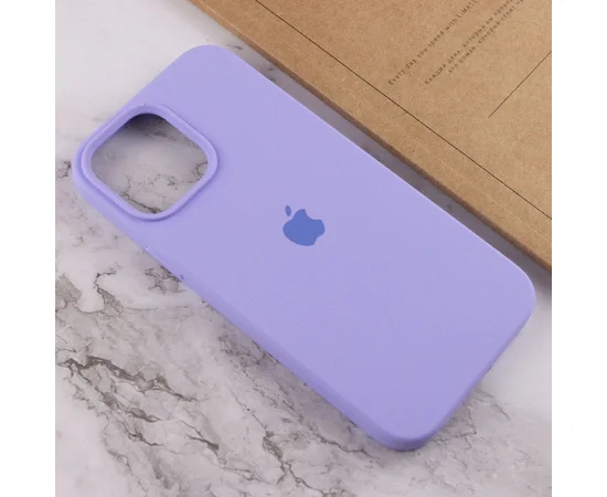 Чехол Silicone Case Full Protective (AA) для Apple iPhone 16 Pro (6.3") Сиреневый / Dasheen
