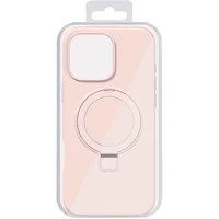 Чехол Silicone Case Full Protective NO LOGO with Ring для Apple iPhone 16 Pro (6.3") Pink