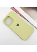 Чохол Silicone Case Full Protective (AA) Apple iPhone 16 Pro (6.3") Жовтий / Mellow Yellow