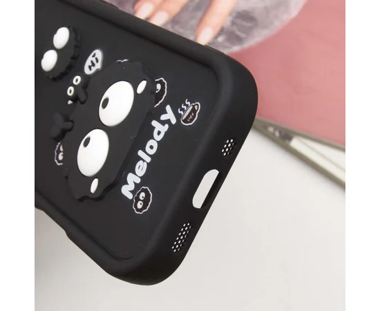 Чехол TPU Toys Case для Apple iPhone 16 Pro (6.3") Black / Melody