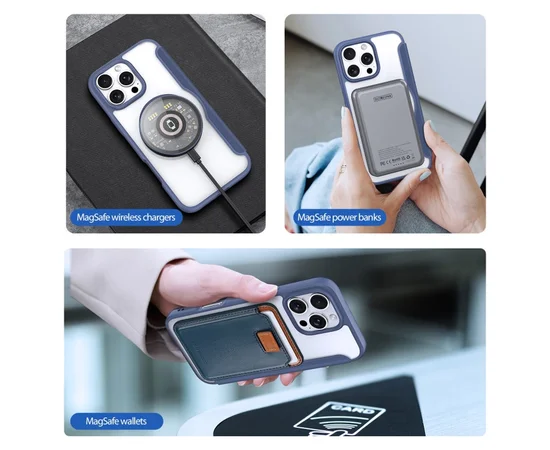 Чохол-книжка Dux Ducis Skin X Pro with MagSafe для Apple iPhone 16 Pro (6.3") Blue