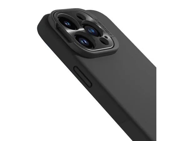 Чехол Silicone Nillkin LensWing Prop Magnetic для Apple iPhone 16 Pro (6.3") Черный / Black