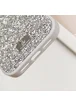 TPU чехол Bling World Rock Diamond для Apple iPhone 16 Pro (6.3") Серебряный