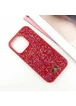 TPU чехол Bling World Rock Diamond для Apple iPhone 16 Pro (6.3") Красный