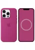 Чохол Silicone case (AAA) full with Magsafe and Animation для Apple iPhone 16 Pro (6.3") Fuchsia