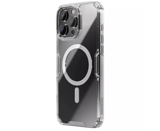 TPU чохол Nillkin Nature Pro Magnetic для Apple iPhone 16 Pro (6.3") Безбарвний (прозорий)