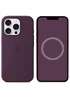 Чехол Silicone case (AAA) full with Magsafe and Animation для Apple iPhone 16 Pro (6.3") Plum