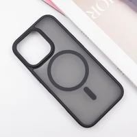 TPU+PC чехол Metal Buttons with MagSafe для Apple iPhone 16 Pro (6.3") Черный