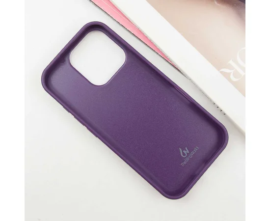 TPU чехол Bling World Rock Diamond для Apple iPhone 16 Pro (6.3") Фиолетовый