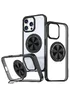 TPU+PC чехол Metal Ring with MagSafe для Apple iPhone 16 Pro (6.3") Черный