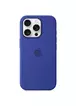 Чохол Silicone case (AAA) full with Magsafe and Animation для Apple iPhone 16 Pro (6.3") Ultramarine
