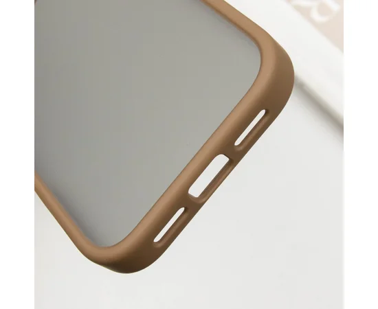 TPU+PC чохол Metal Buttons для Apple iPhone 16 Pro (6.3") Золотий