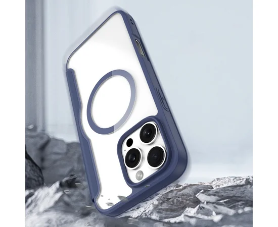 Чехол-книжка Dux Ducis Skin X Pro with MagSafe для Apple iPhone 16 Pro (6.3") Blue