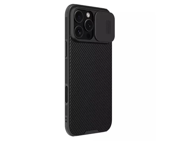 Карбоновая накладка Nillkin CamShield Pro для Apple iPhone 16 Pro (6.3") Black