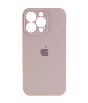 Чехол Silicone Case Full Camera Protective (AA) для Apple iPhone 16 Pro (6.3") Серый / Lavender