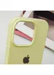 Чехол Silicone Case Full Protective (AA) для Apple iPhone 16 Pro (6.3") Желтый / Mellow Yellow
