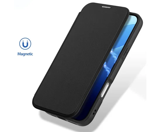 Чохол-книжка Dux Ducis Skin X Pro with MagSafe Apple iPhone 16 Pro (6.3") Black