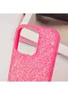 TPU чехол Bling World Rock Diamond для Apple iPhone 16 Pro (6.3") Ярко-розовый 