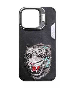 TPU+PC чохол Friends для Apple iPhone 16 Pro (6.3") Black Tiger