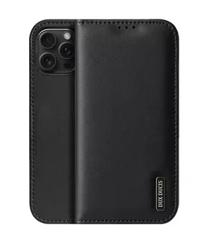 Чехол-книжка Dux Ducis Hivo для Apple iPhone 16 Pro (6.3") Black