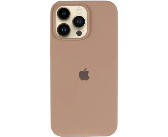 Чохол Silicone Case Full Protective (AA) для Apple iPhone 16 Pro (6.3") Бежевий / Desert Gold