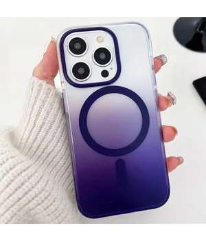 Чехол TPU+PC Phantom with MagSafe для Apple iPhone 16 Pro (6.3") Purple