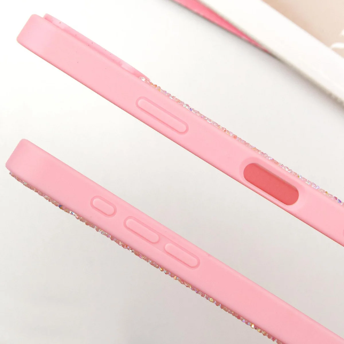 TPU чохол Bling World Rock Diamond для Apple iPhone 16 Pro (6.3") Рожевий