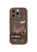 Чехол TPU Toys Case для Apple iPhone 16 Pro (6.3") Brown / Sweet
