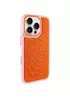 Чохол PC TechWoven Hybrid with MagSafe для Apple iPhone 16 Pro (6.3") Pink / Orange