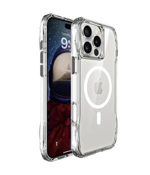 Чехол TPU Space Octagon with MagSafe для Apple iPhone 16 Pro (6.3") Clear