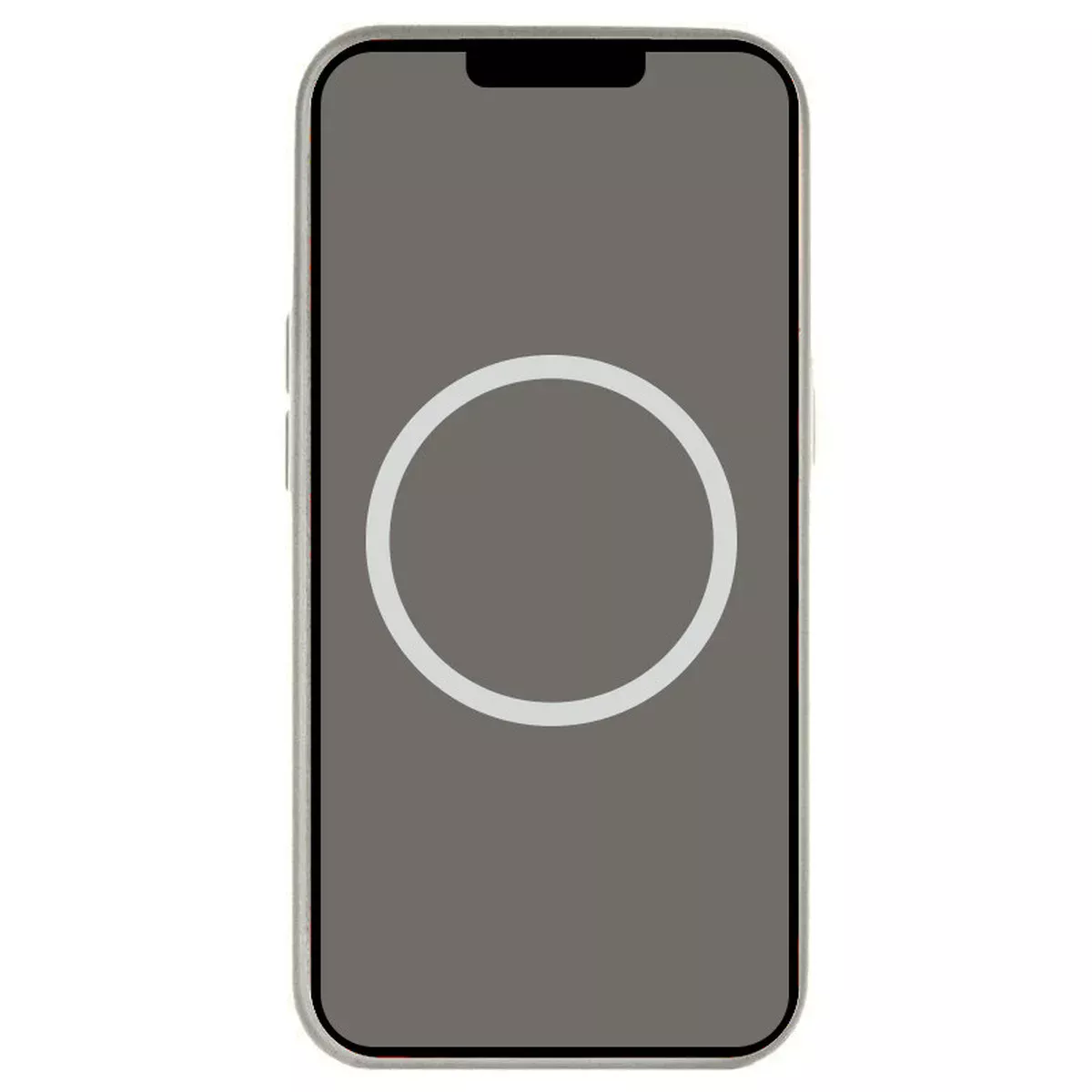 Чехол Silicone case (AAA) with Magsafe and Animation (button) для Apple iPhone 16 Pro (6.3") Stone Grey