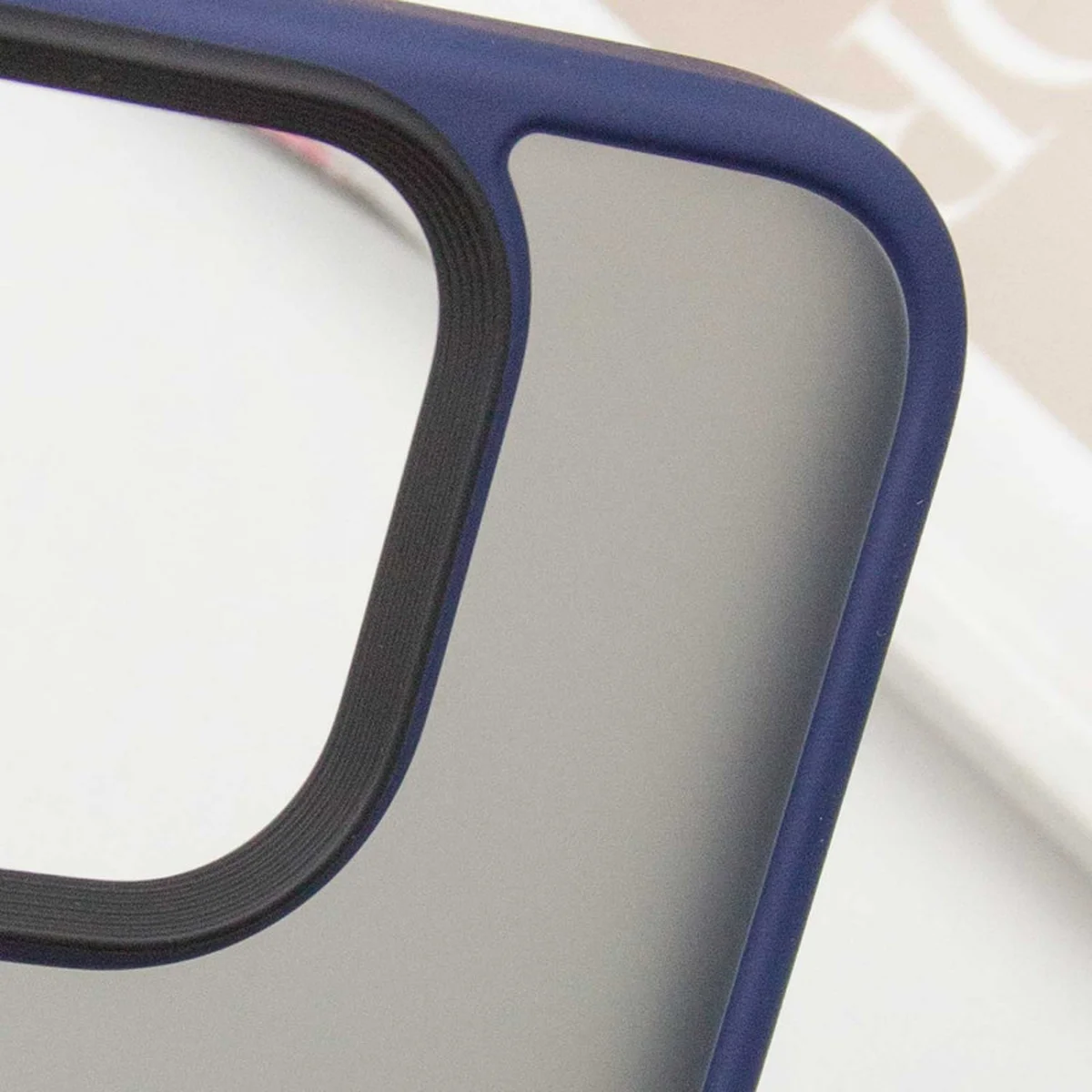 TPU+PC чохол Metal Buttons для Apple iPhone 16 Pro (6.3") Синій