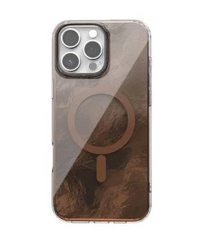 Чехол TPU Shiny Mountain (MagFit) для Apple iPhone 16 Pro (6.3") Chocolate