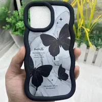 Чехол TPU Cloudy Pictures для Apple iPhone 16 Pro (6.3") Butterflies