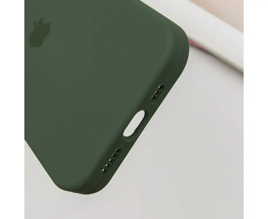 Чохол Silicone Case Full Protective (AA) для Apple iPhone 16 Pro (6.3") Зелений / Cyprus Green