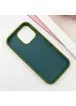 Чехол Silicone Case Full Protective (AA) для Apple iPhone 16 Pro (6.3") Зеленый / Dark Olive
