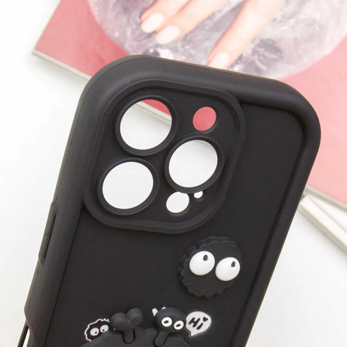 Чехол TPU Toys Case для Apple iPhone 16 Pro (6.3") Black / Melody