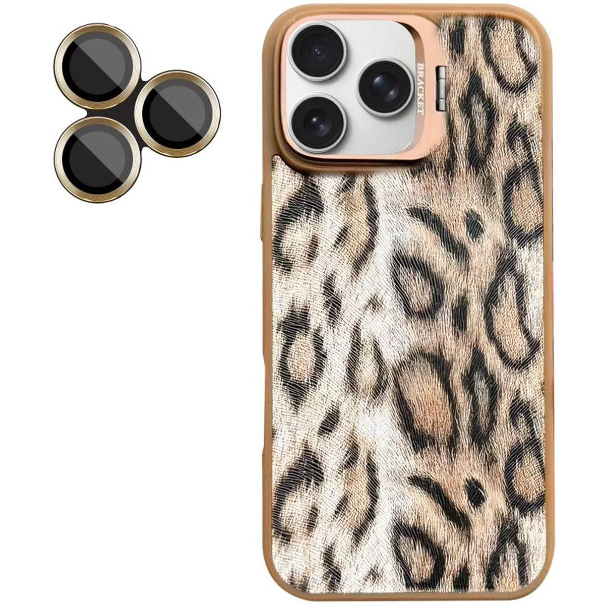 Чохол TPU+PC Wild Leopard with MagSafe and Lens для Apple iPhone 16 Pro (6.3") Brown